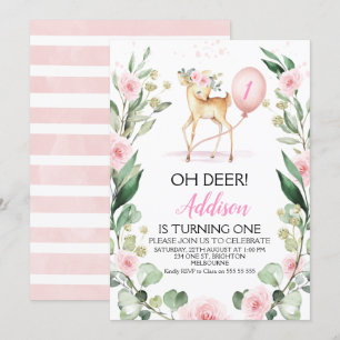 Convite Fofoca Rosa, Veado Qualquer, Aniversário