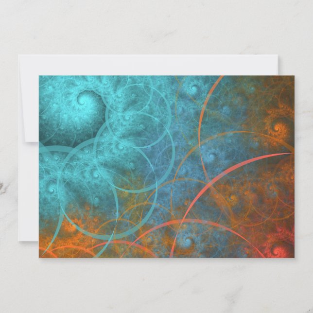 Convite "Fogo CONTRA arte do Fractal do gelo" (Frente)