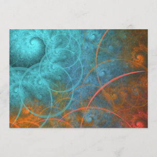 Convite "Fogo CONTRA arte do Fractal do gelo"