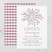 Fogo de 4 de julho de aniversário