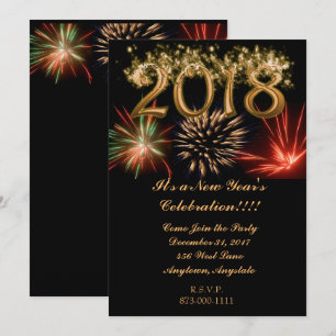 Convite Fogos de artifício de 2018