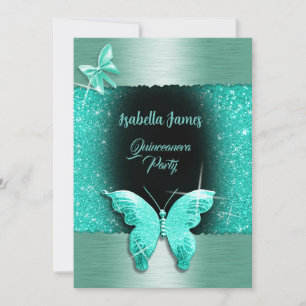 Convite Folha de 15 de Quinceañera