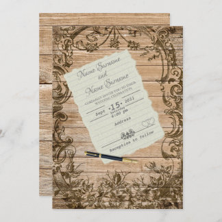 Convite Folha de papel