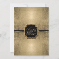 Folha Dourada de aparência Fleur de Lis Faux Vinta