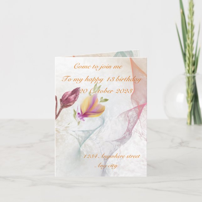 Convite Folha Dupla (Frente)