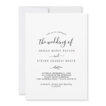 Folha mínima | Casamento Negro e Branco