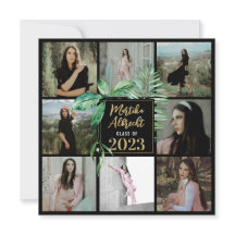 Folha Tópica | Verde e preto | Graduação de fotos