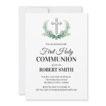 Folha verde primeira comunhão