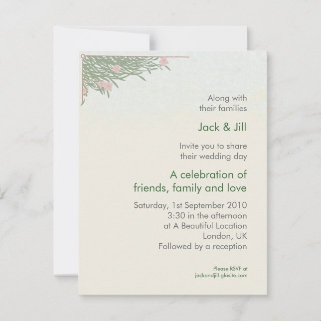 Convite Folhagem 4.25x5.5 (Frente)