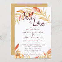 Folhagem de Ouro de outono Casamento Amarelo de ou