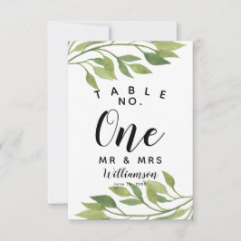 Convite folhagem folha de folha de folha de folha Número d