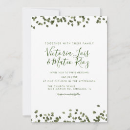 Convite Folhas Caem Outono Aquarela Casamento