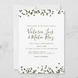 Convite Folhas Caem Outono Aquarela Casamento