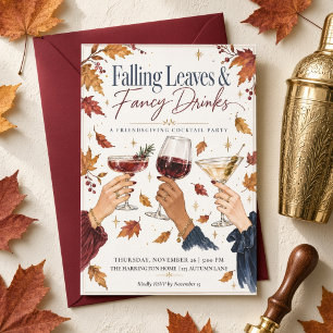 Convite : Folhas Caindo & Drinks Chiques Friendsgiving