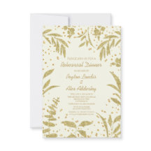 Folhas de Ouro Elegantes Ensaio de Casamento com B