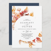 Folhas de outono | Casamento Casual Branco e Borgo