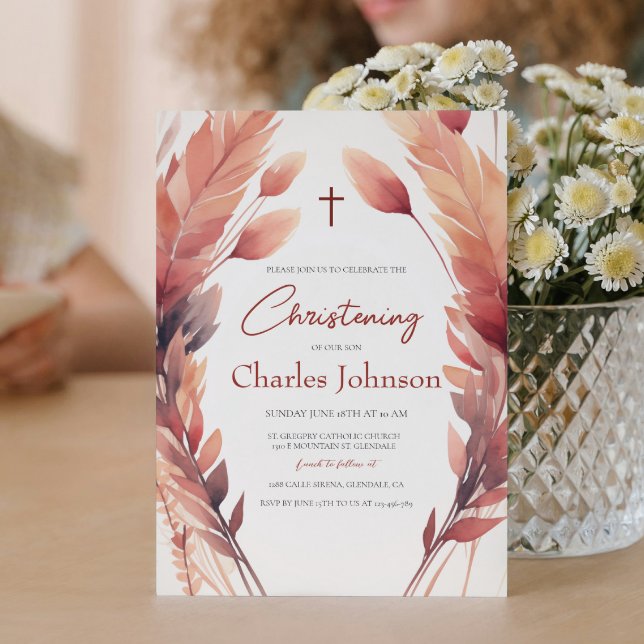 Convite Folhas de outono e Penas Filho (Criador carregado)