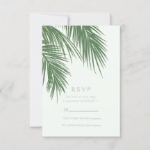 Folhas de Palmeira Tropicais Elegantes Brancas Ver