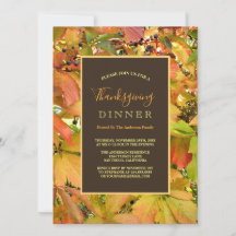 Folhas de videira selvagem de outono de Ação de Gr