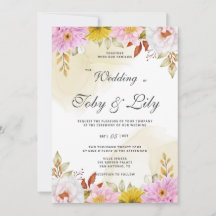 Folhas Florais de Aquarela