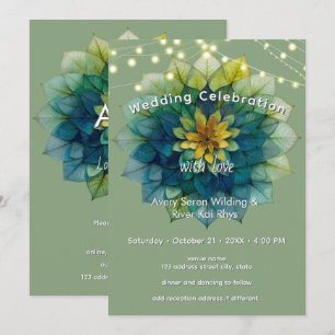 Convite Folhas Vivas   Mandala