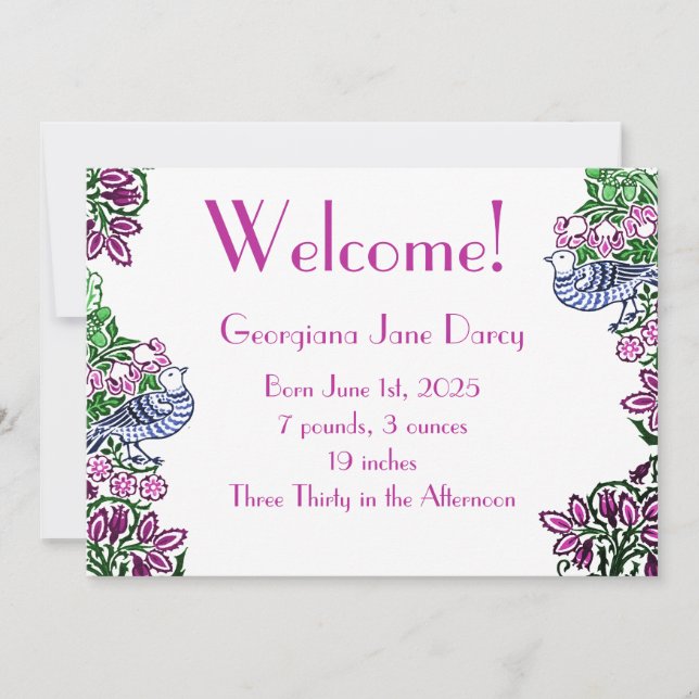 Convite Folhetim Artes Flores Bolota Azul (Frente)