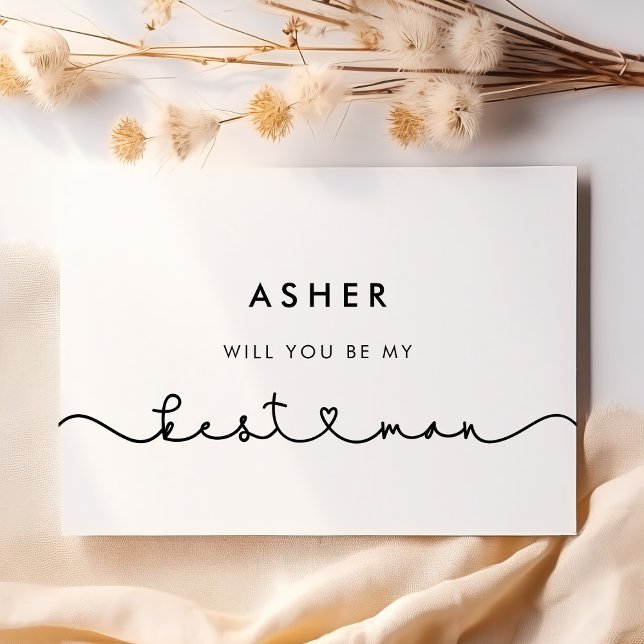 Convite Fonte de coração conectante fofo Você será meu pad (Criador carregado)