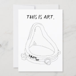 Convite Fonte de Marcel Duchamp R. Mutt 1917