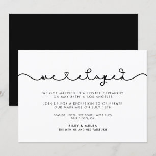 Convite Fonte do coração de ligação de corte Nós fugi