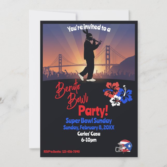 Convite Football Watch Party Invitation (Frente)