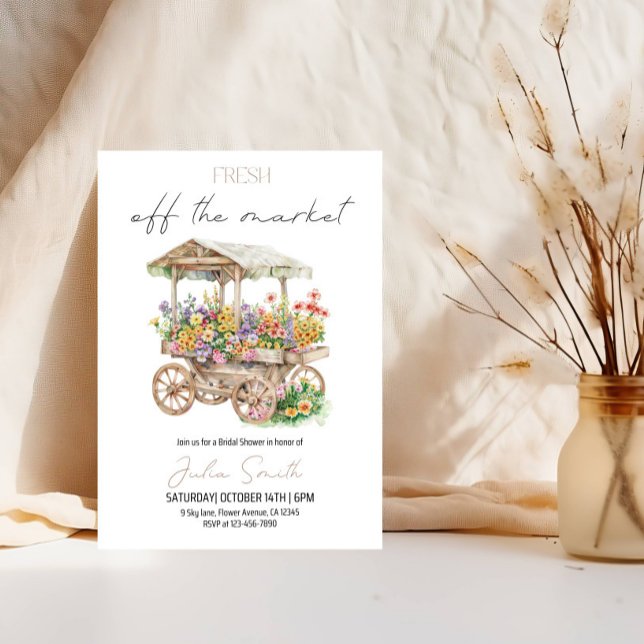 Convite Fora do Chá de panela de mercado (Criador carregado)