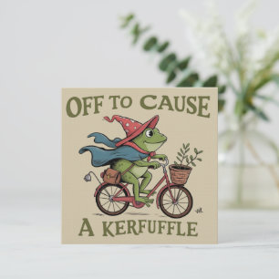 Convite Fora para Causar um Tumulto Sapo Sarcástico Meme D