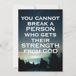 Convite Força da Carta de Deus