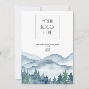 Convite Forest Adventure Mounts Modelo