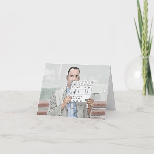 Convite Forest Gump card (Frente)