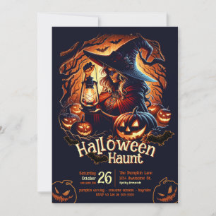 Convite Forest Witch Halloween