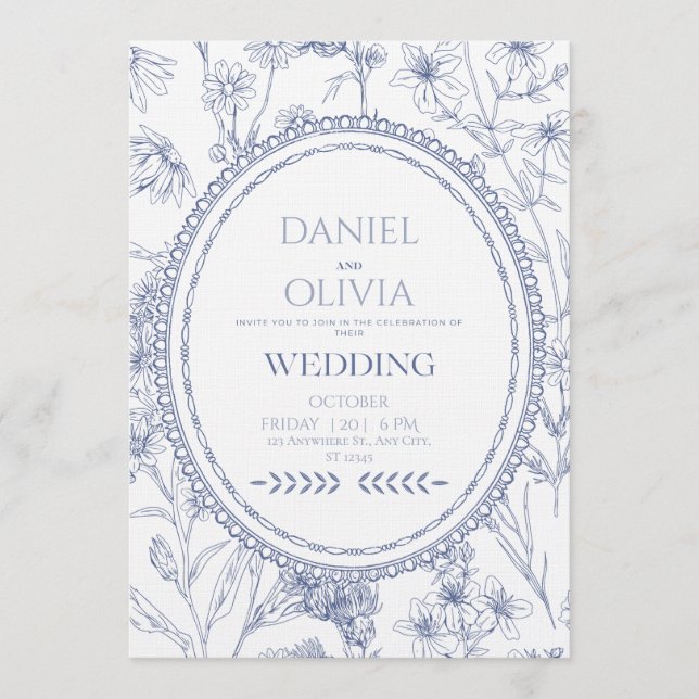 Convite Forever Begins Today Wedding Invitation  (Frente)