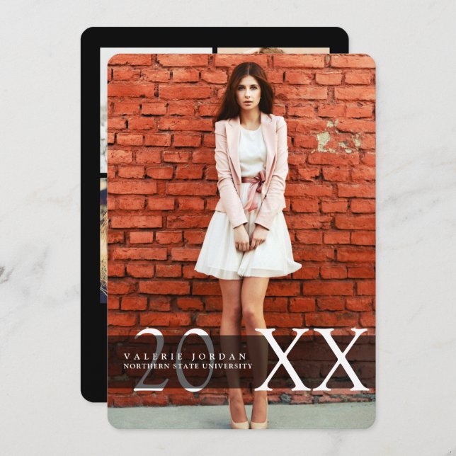 Convite Formado Urbano, Anúncios de Formatura (Frente/Verso)