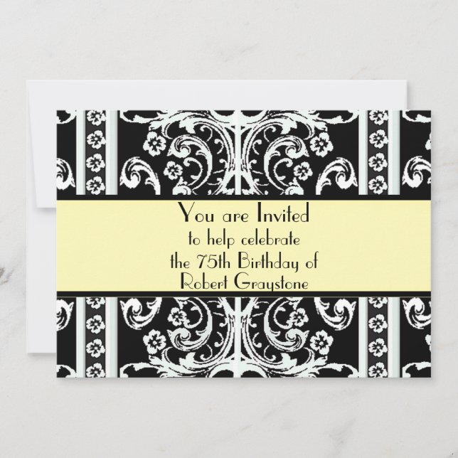 Convite formal (Frente)