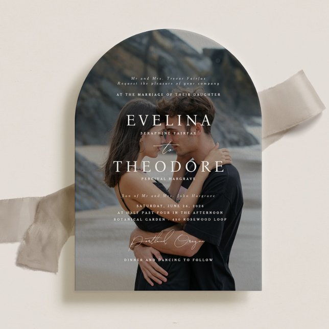 Convite Formal De Casamento De Fotos Parker (Criador carregado)