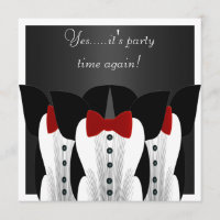 Convite Formal Tuxedo Black Tie Suit 3