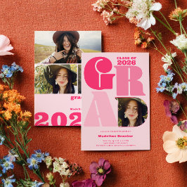 Convite Formando 4 com tamanho superior a 4  em negrito gr