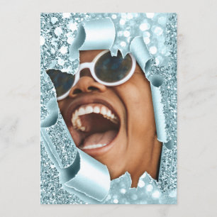 Convite Formando azul 3D Chá de panela 16º Doce