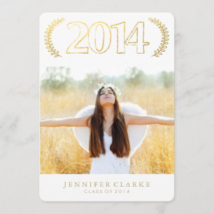 CONVITE FORMANDO CHIC DOURADO 2014