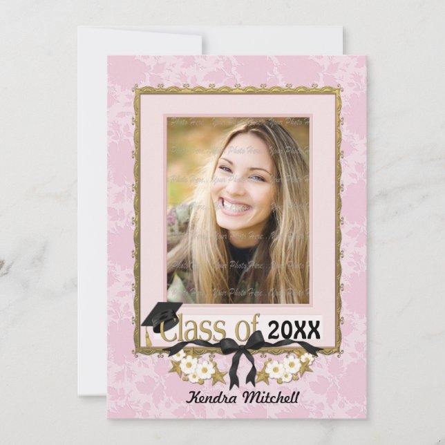 Convite Formando clássico - Personalizar (Frente)