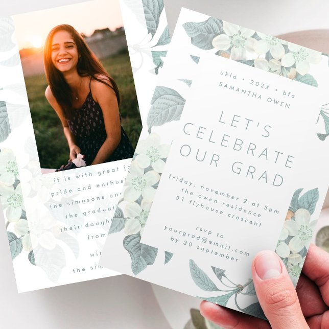 Convite Formando da Universidade de Fotografias com Flor B (Criador carregado)