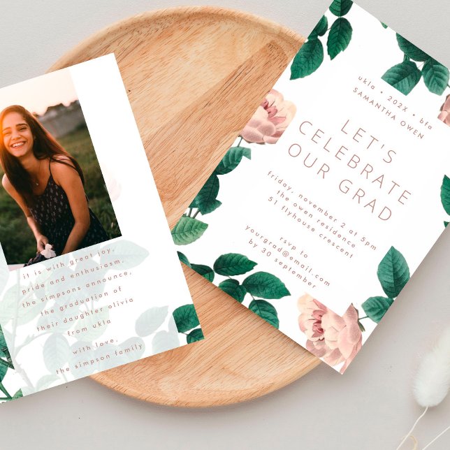 Convite Formando da Universidade de Fotografias de Rosa Ro (Criador carregado)