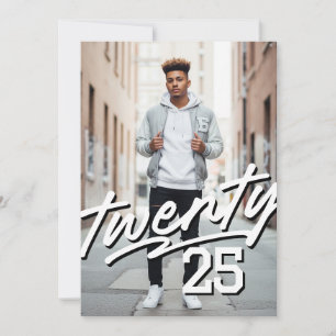 Convite Formando de Assinatura Negrito   Graduação de Foto