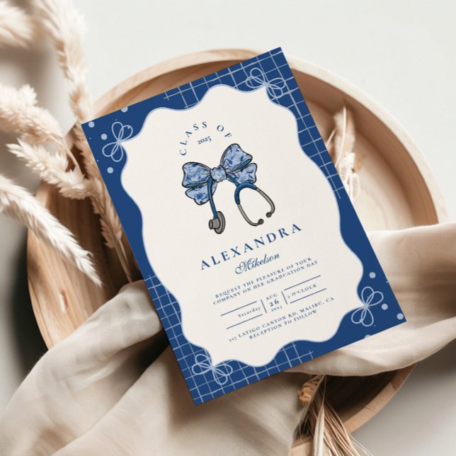 Convite Formando de Enfermeiro Arco Azul (Criador carregado)