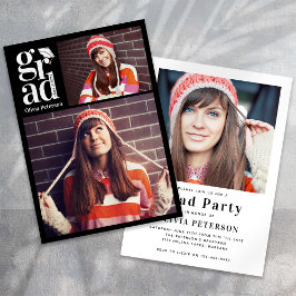 Convite FORMANDO de Festa de formatura de Colagem de Fotog